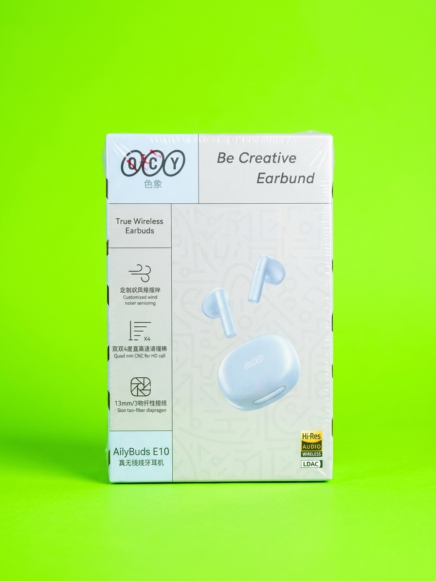 خرید ًهندزفری بلوتوثی کیو سی وای QCY مدل AilyBuds E10 - پشتیبانی از Hi-Res و LDAC (گارانتی 18 ماهه پارسیک تل)