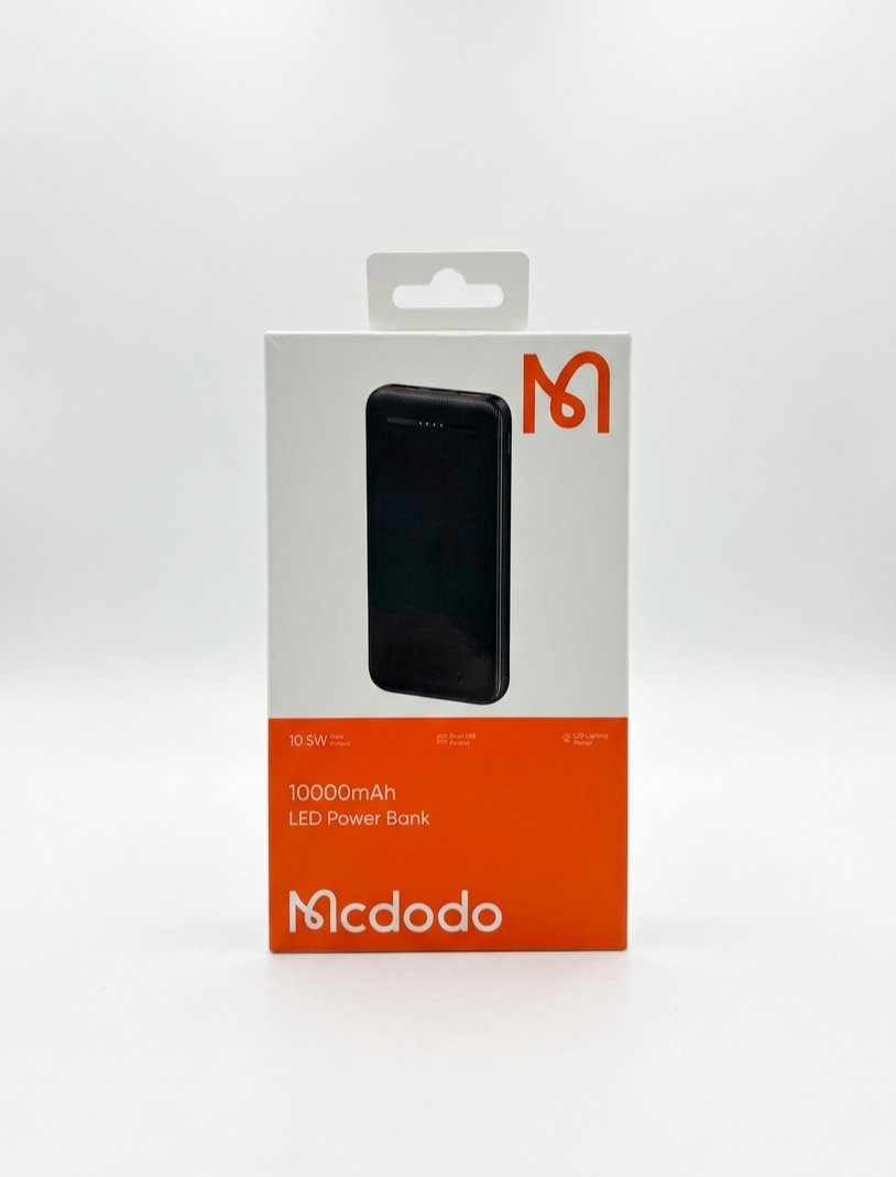 خرید پاوربانک ۱۰ هزار ۱۰.۵ وات مک دودو Mcdodo MC-463 با نشانگر LED